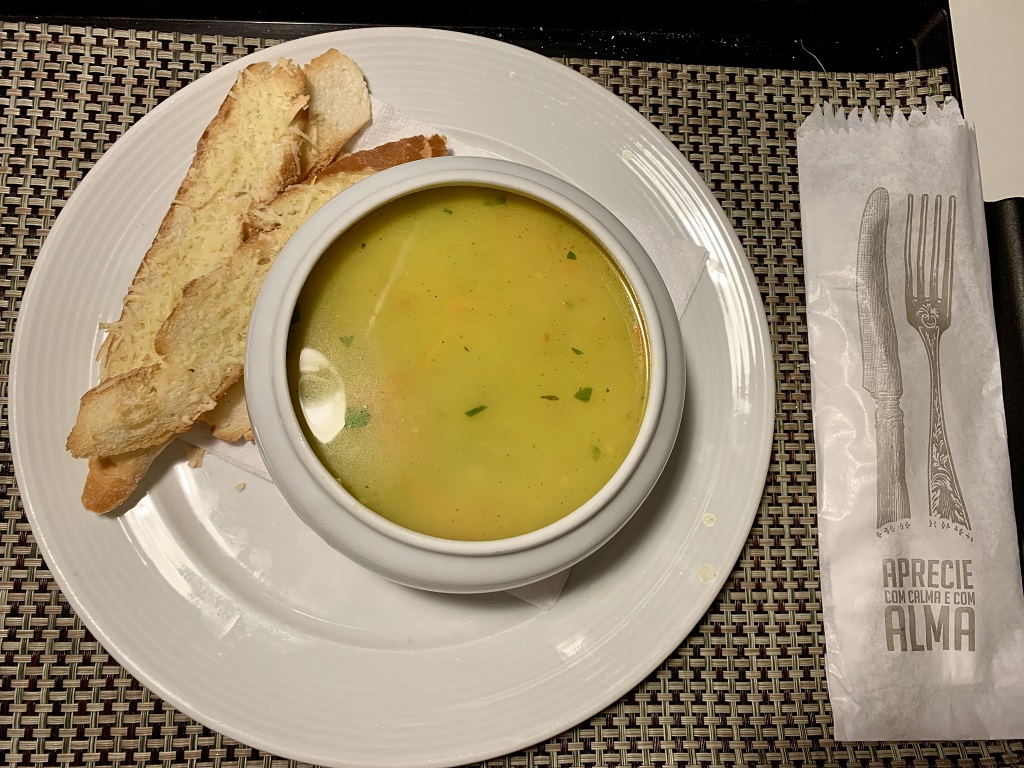 sopa de janta do Radisson Blu Savassi