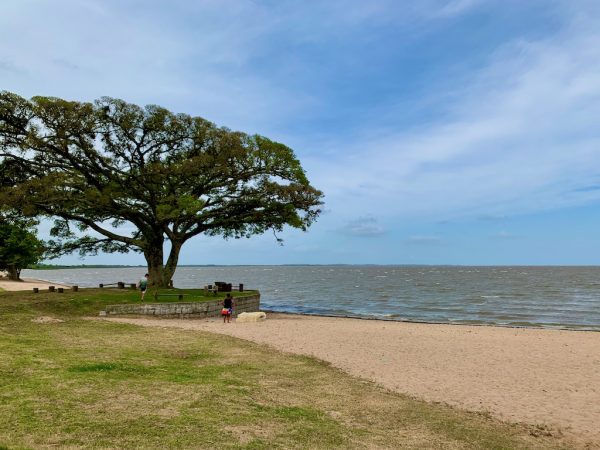orla praia das ondinas em são lourenço do sul
